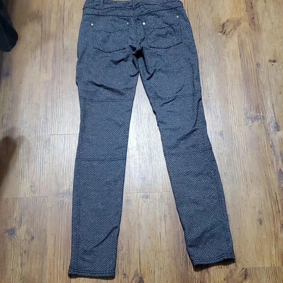 Athleta Grey black tweed knit comfort stretch pants with pockets - Picture 8 of 9